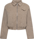 Sarahic Short Jacket - Brun Melange