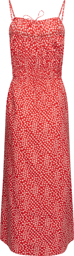 Marianne Midi Dress - Allura Floral - Red