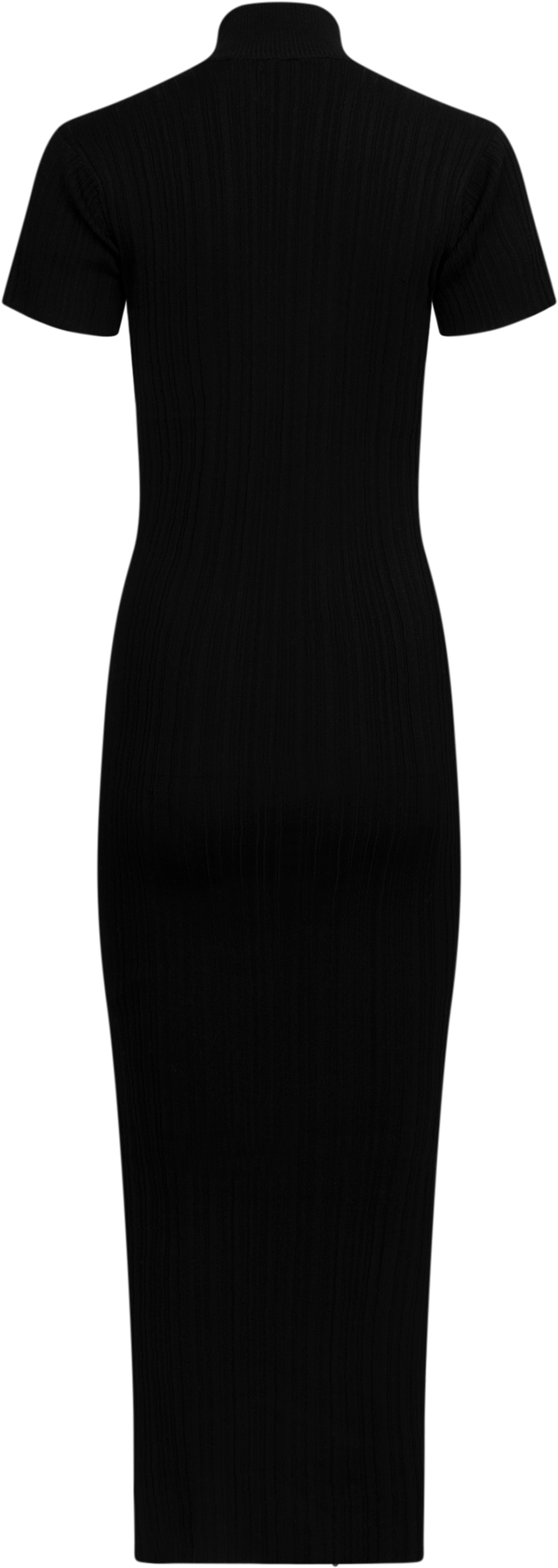 Babba Rib Dress - Svart