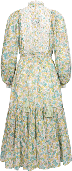 Cotton Slub Midi Dress - Anemone Fields