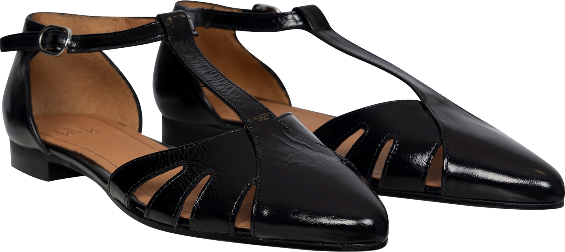 A8405 Sandal - Svart Naplack