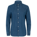 Julie Josephine Liv Denimskjorta - Washed Mid Blue