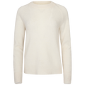 Selected Femme Lulu Ls Knit O-Neck - Snow White Melange