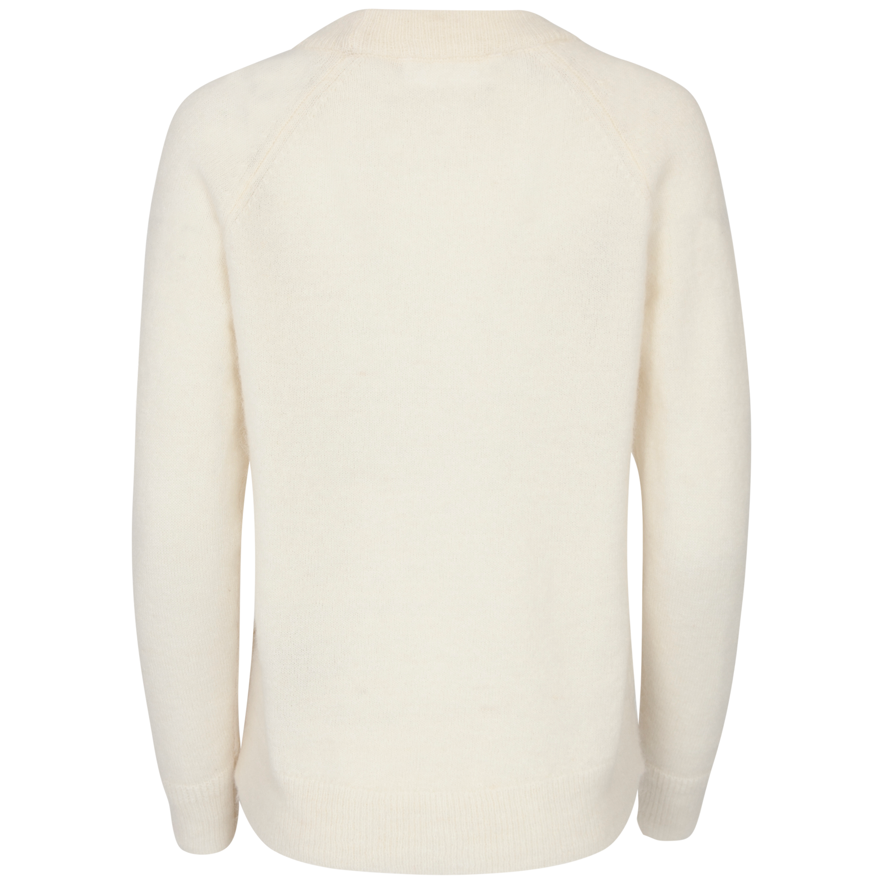Selected Femme Lulu Ls Knit O-Neck - Snow White Melange