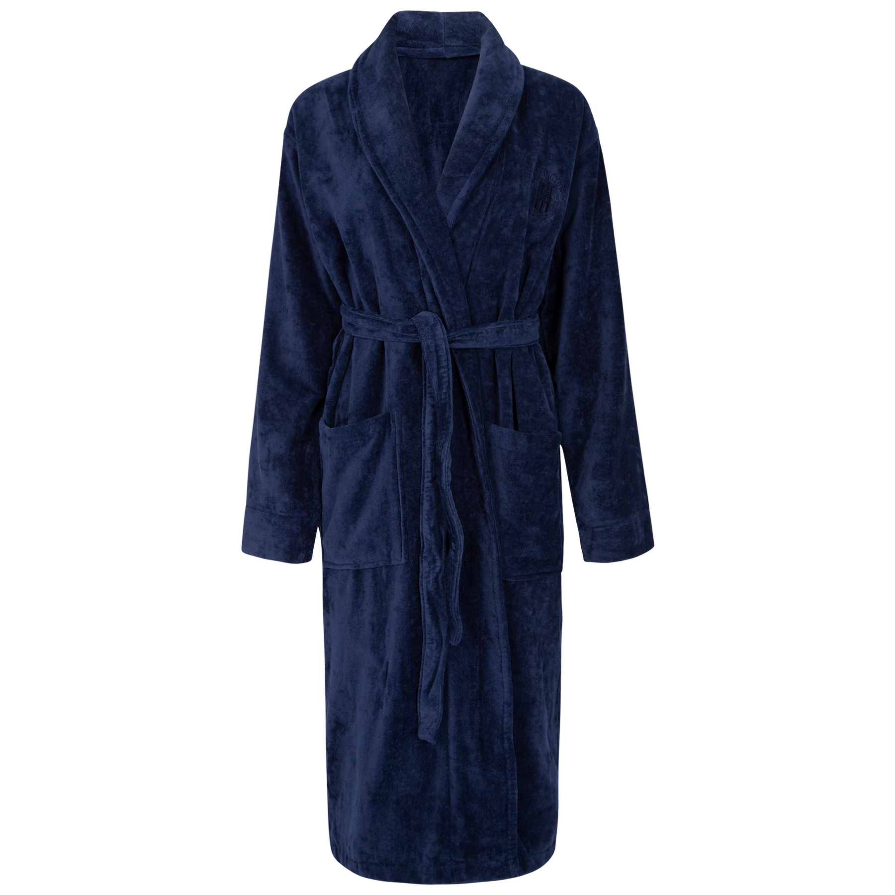 Hotel Velour Robe - Dress Blue