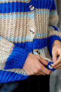 Pacific Knit Cardigan - Blue Mix