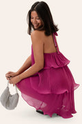 Karmenic Dress - Fuchsia Pink
