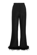 Peach Pants - Black Glitter