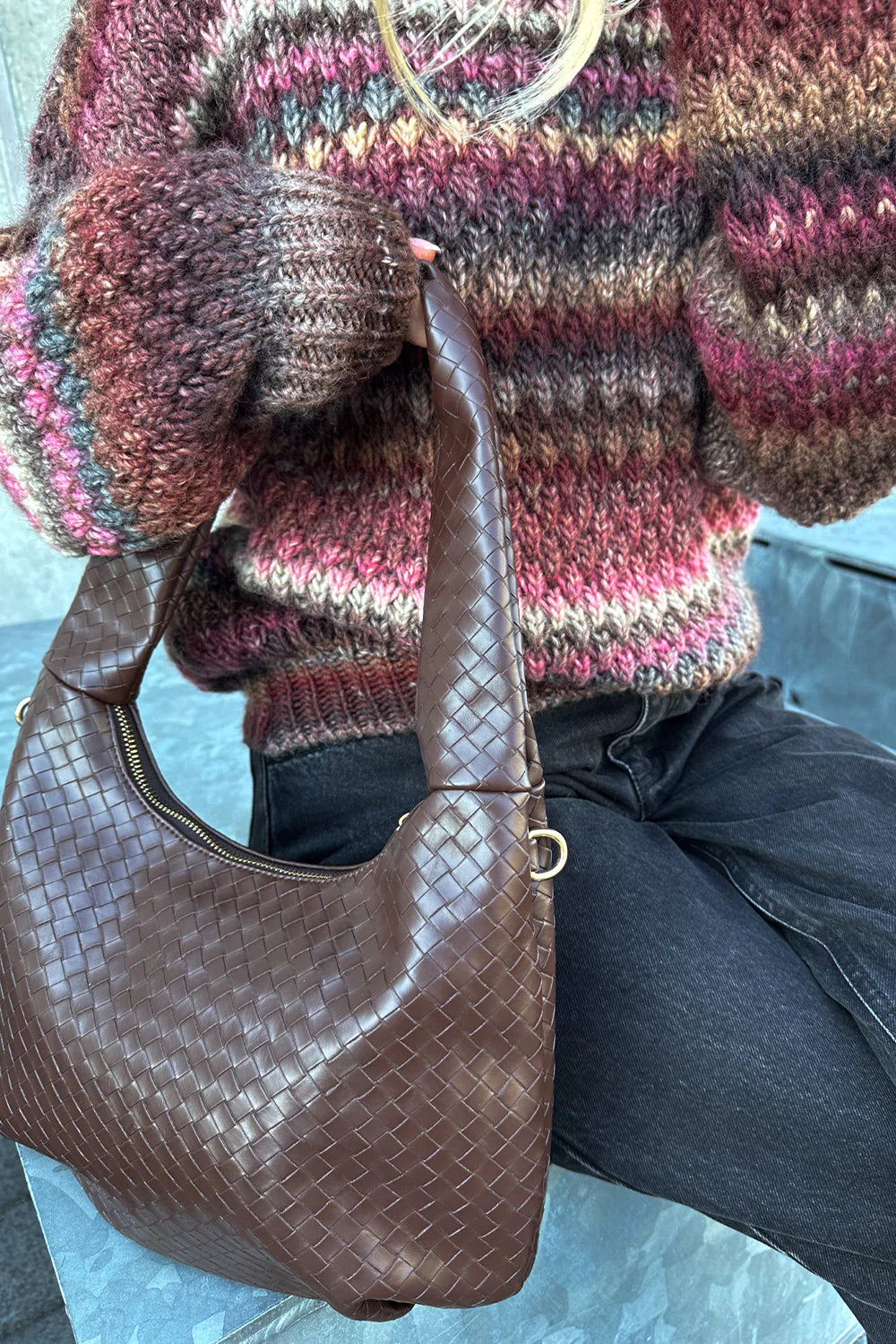 Peony Bag - Mörkbrun
