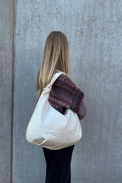 Peony Hobo Bag - Beige