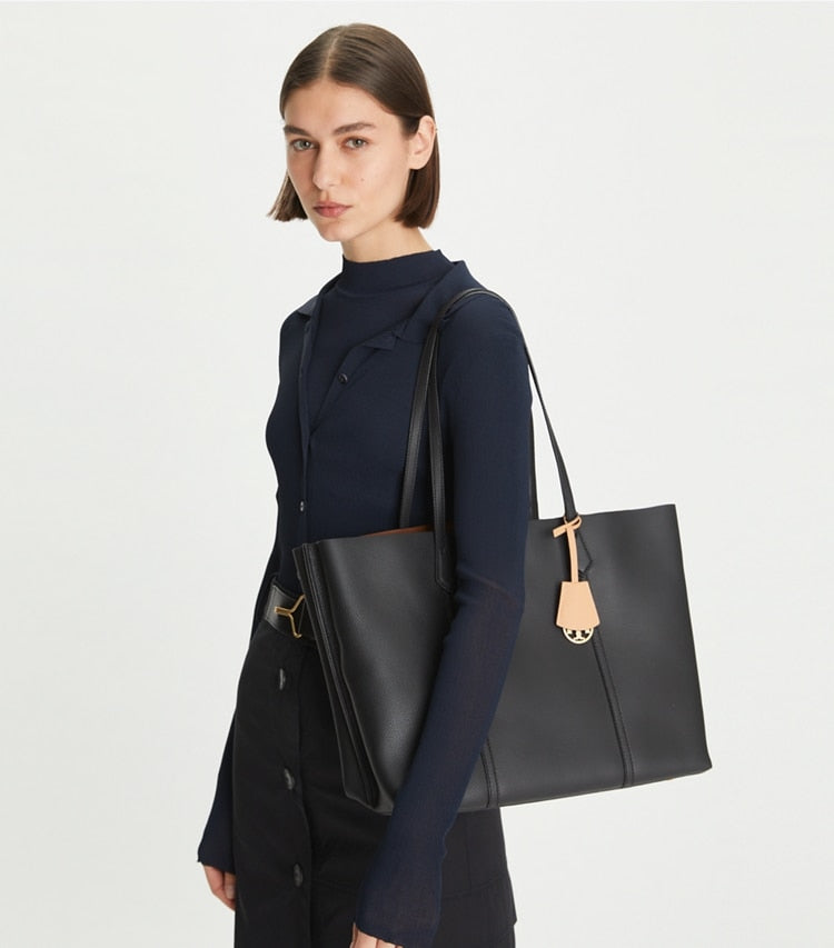 Perry Triple-Compartment Tote - Svart