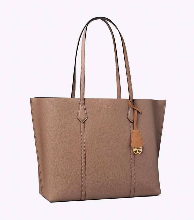 Perry Triple-Compartment Tote - Clam Shell