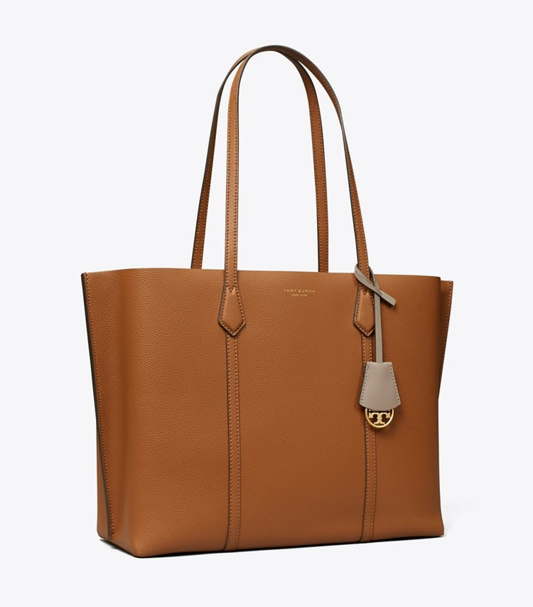 Perry Triple-Compartment Tote - Light Umber