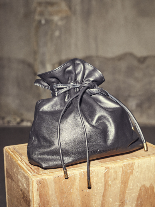 Phoebecc Mini Tie Bag - Black