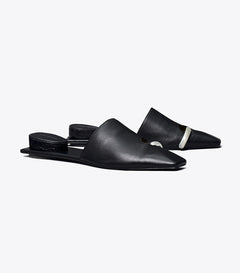 Pierced Mule - Perfect Black/Silver