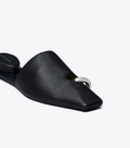 Pierced Mule - Svart/Silver
