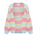 Pacific Knit Cardigan - Light Blue/Rose Mix