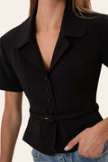 Annieic Tee Blazer - Svart