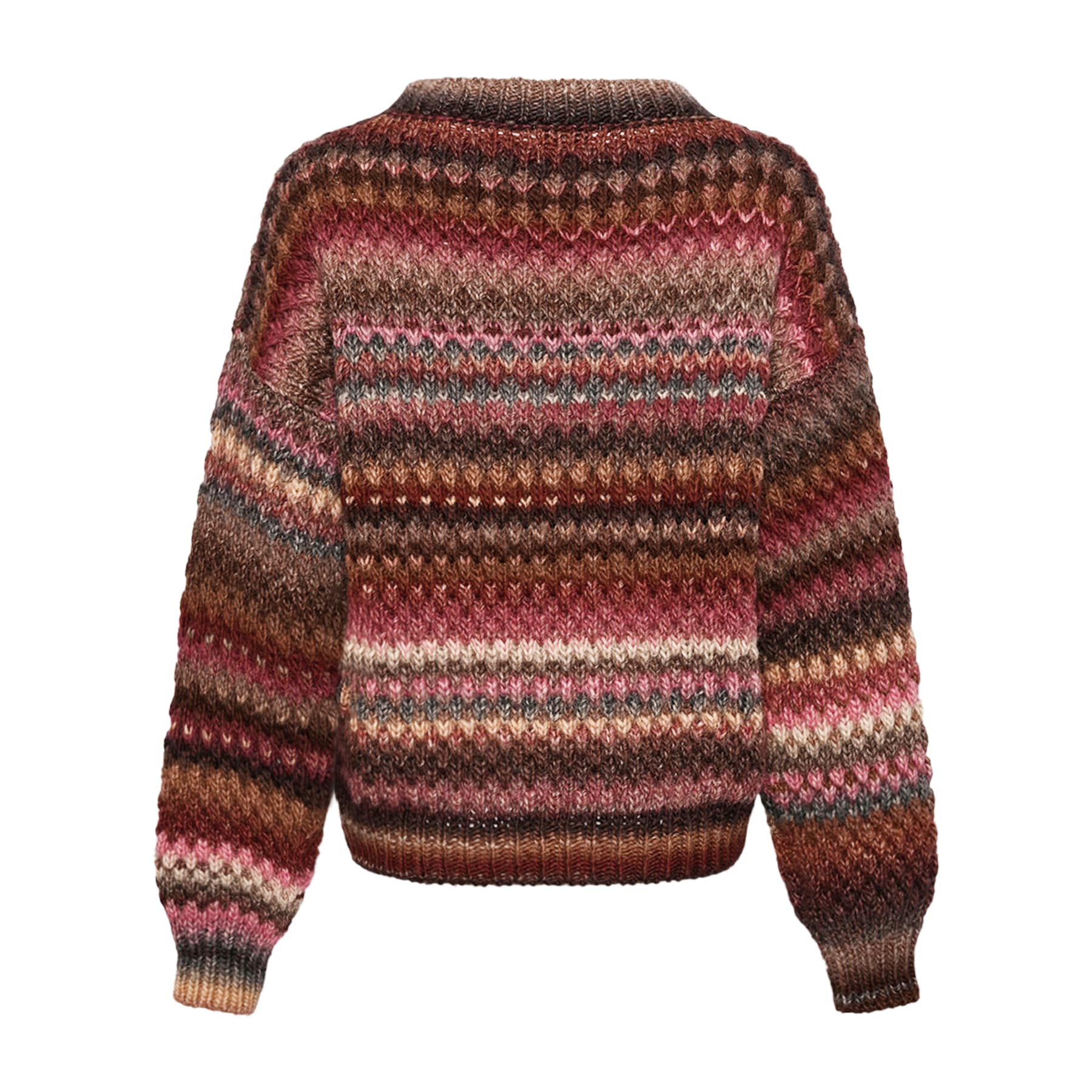 Gio Knit Sweater - Rust Mix