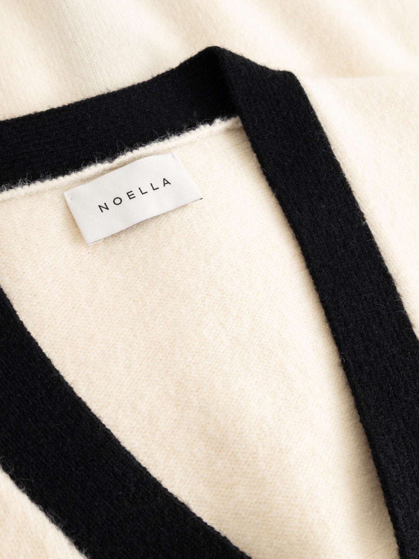 N-Lenyxette Knit Cardigan - Vit