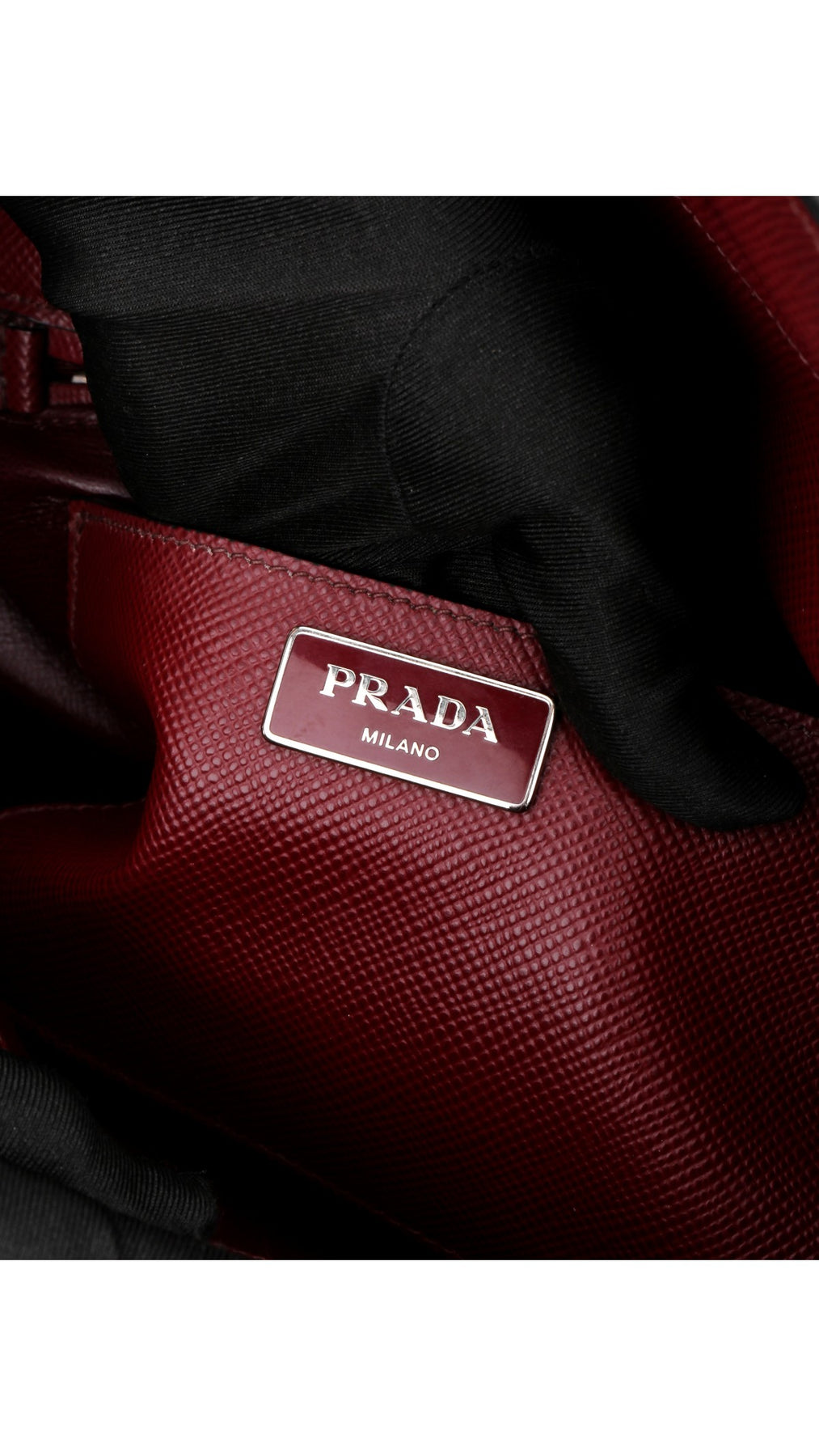 Prada Double Saffiano Medium Shoulder Bag - Röd