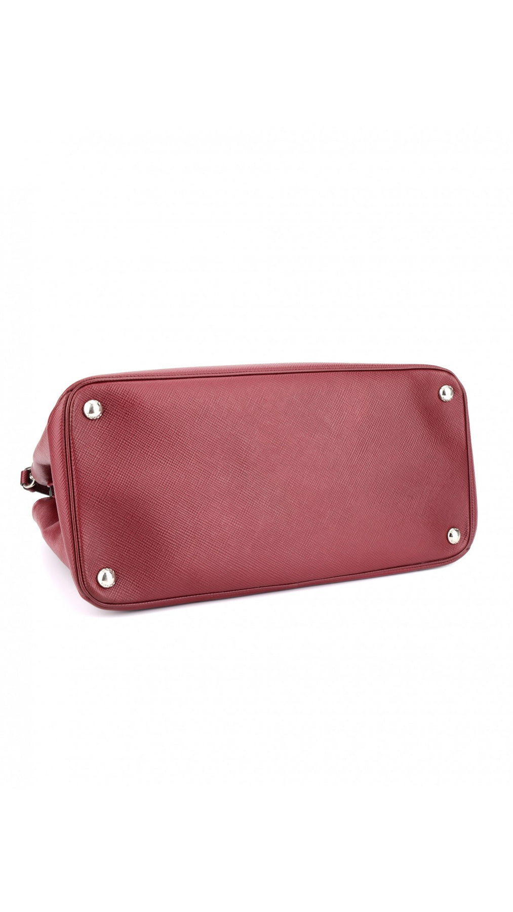 Prada Double Saffiano Medium Shoulder Bag - Röd