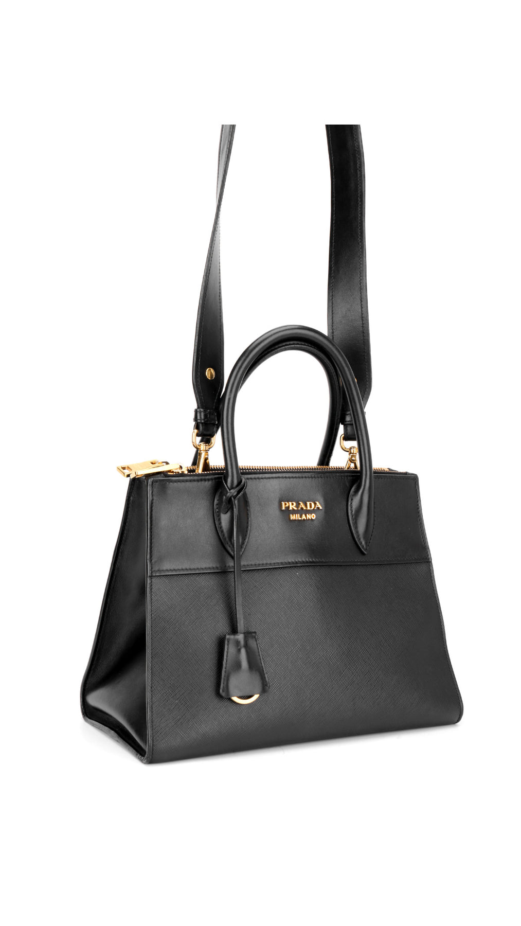 Prada Esplanade axelväska - Svart