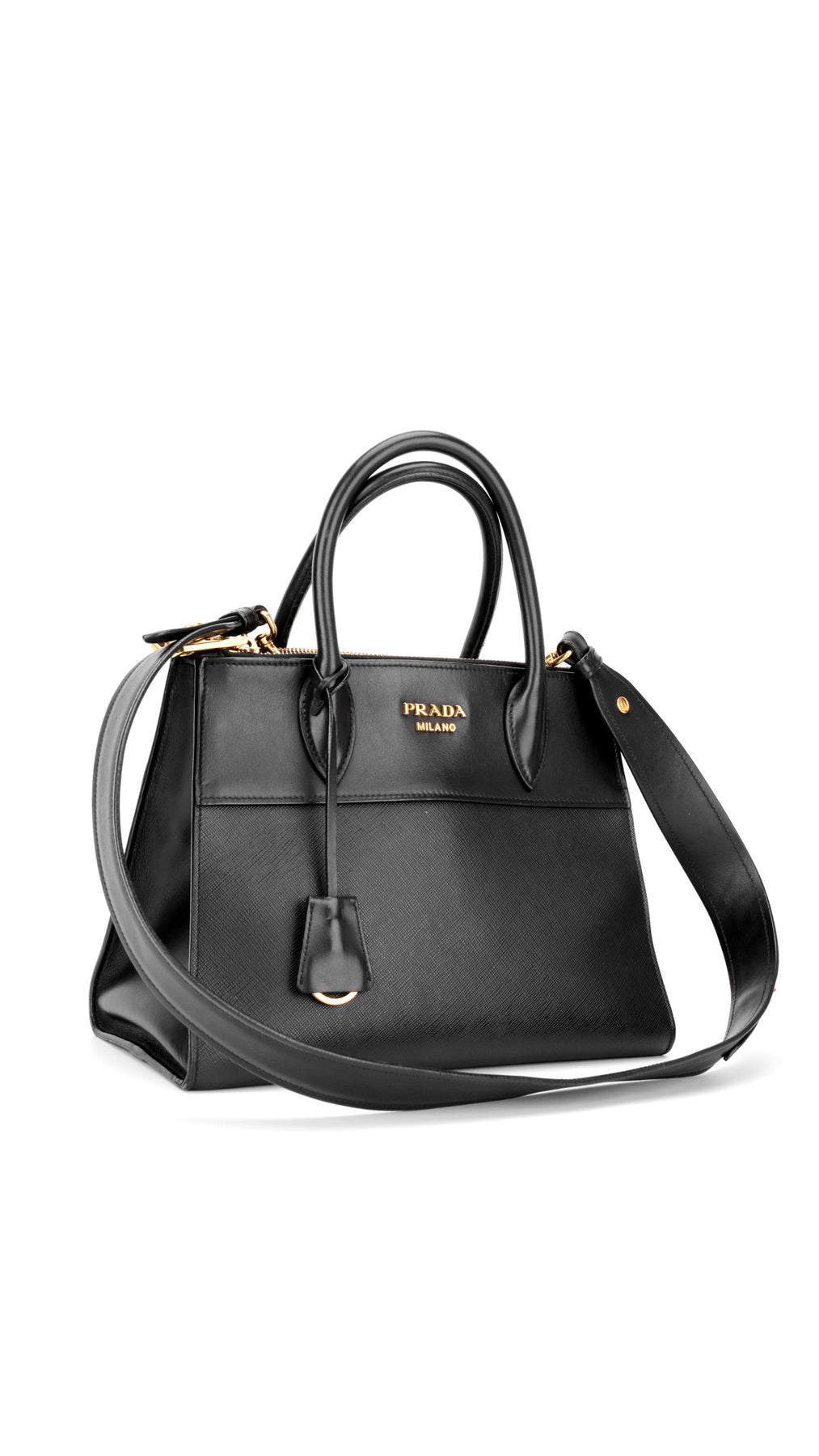 Prada Esplanade axelväska - Svart