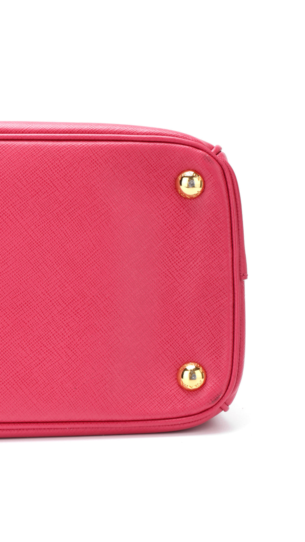 Prada Galleria Double Zip Saffiano Lux Tote - Rosa