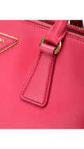 Prada Galleria Double Zip Saffiano Lux Tote - Rosa