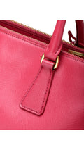 Prada Galleria Double Zip Saffiano Lux Tote - Rosa