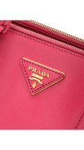 Prada Galleria Double Zip Saffiano Lux Tote - Rosa