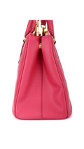 Prada Galleria Double Zip Saffiano Lux Tote - Rosa