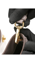 Prada Galleria Double Zip Tote Saffiano Bag - Grey/White