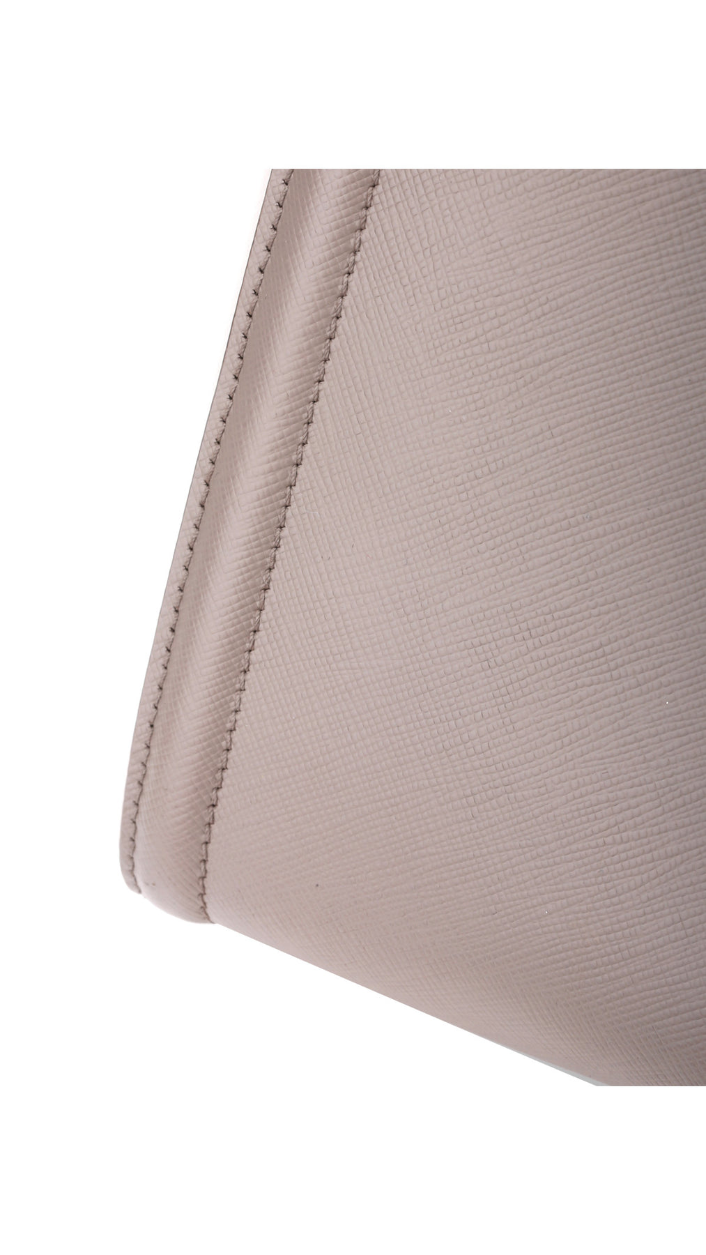 Prada Galleria Double Zip Tote Saffiano Bag - Grey/White