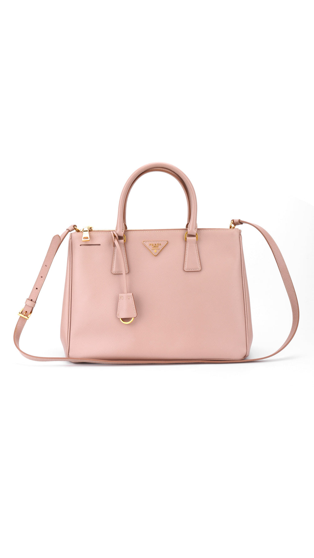 Prada Galleria Saffiano Shoulder Bag - Light Pink