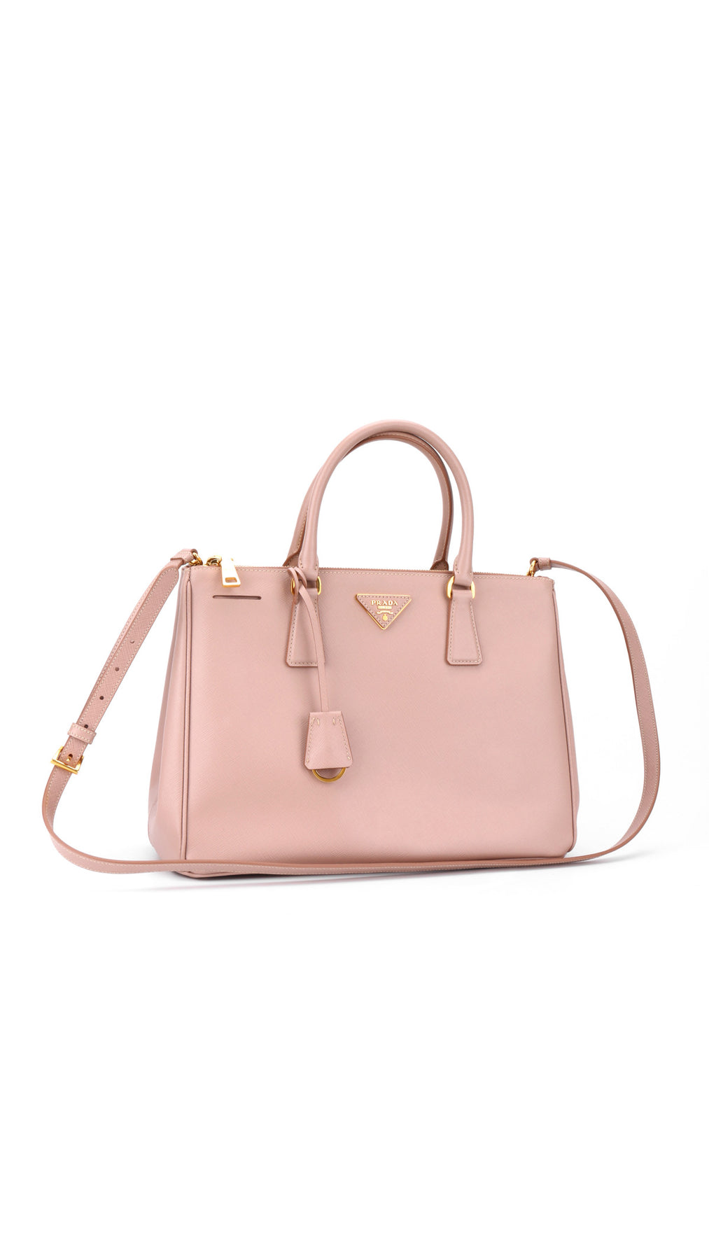 Prada Galleria Saffiano Shoulder Bag - Light Pink