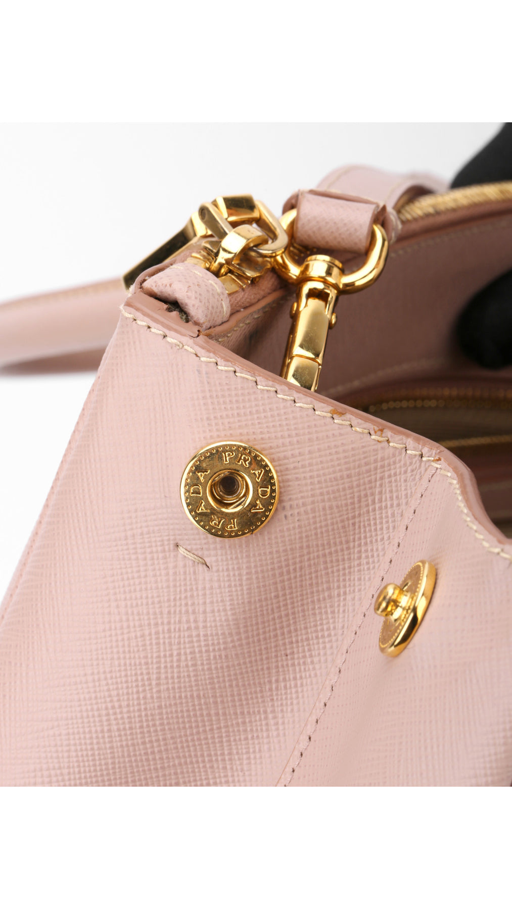 Prada Galleria Saffiano Shoulder Bag - Light Pink