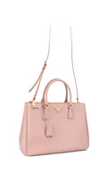 Prada Galleria Saffiano Shoulder Bag - Light Pink