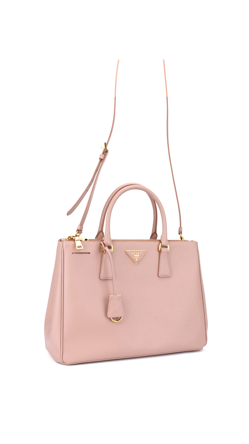 Prada Galleria Saffiano Shoulder Bag - Light Pink