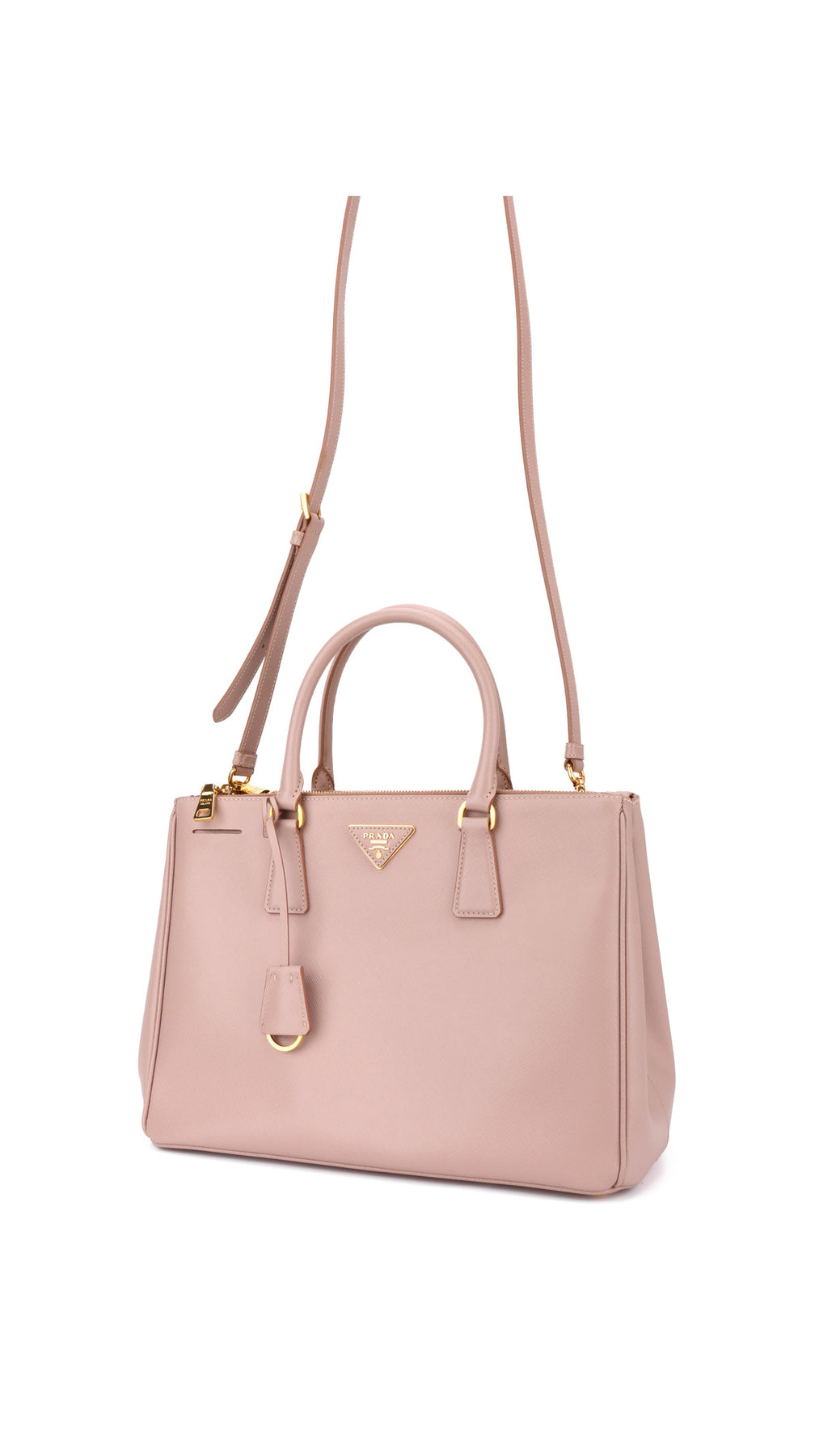 Prada Galleria Saffiano Shoulder Bag - Light Pink