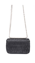 Prada Gaufre Chain Nappa Shoulder Bag - Black