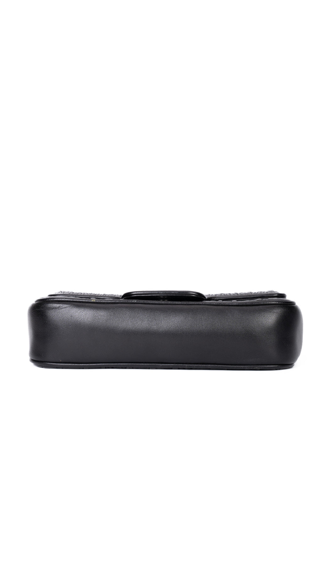 Prada Gaufre Chain Nappa Shoulder Bag - Black