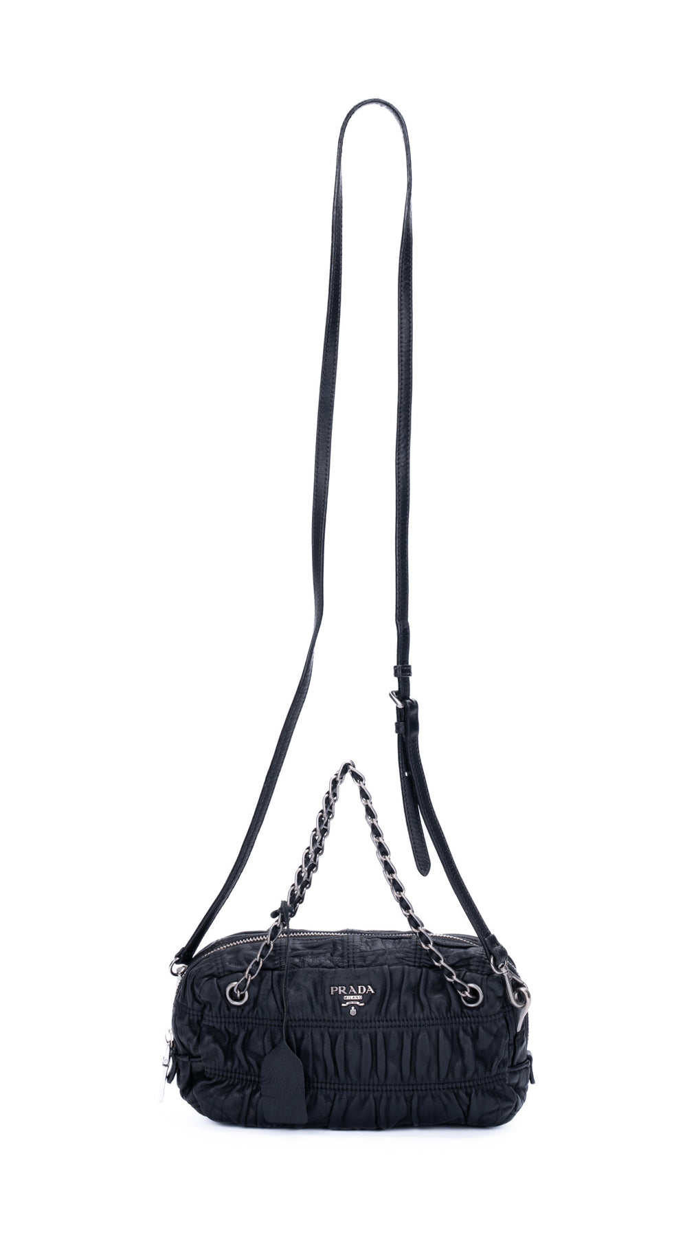 Prada Gaufre Axelväska - Svart