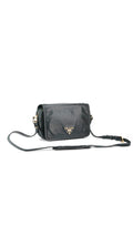 Prada Logo Crossbody Bag - Mörkgrön