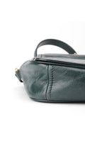 Prada Logo Crossbody Bag - Mörkgrön