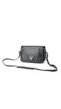 Prada Logo Crossbody Bag - Mörkgrön