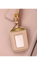 Prada Promenade Saffiano Lux Axelväska - Rosa