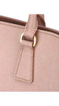 Prada Promenade Saffiano Lux Axelväska - Rosa