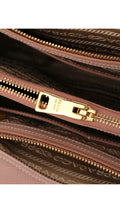 Prada Promenade Saffiano Lux Axelväska - Rosa